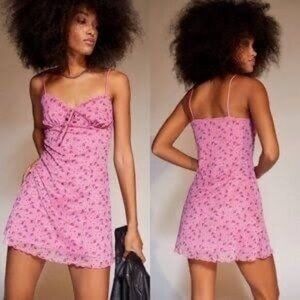 Urban Outfitters Josefine Printed Mini Dress